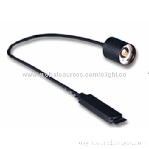 Tactical Flashlight with Remote Control and Gun Mount